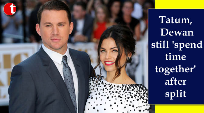 Tatum, Dewan still ‘spend time together’ after split