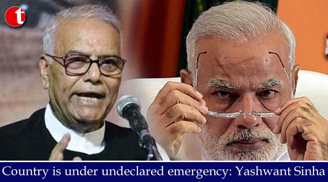 Country is under undeclared emergency: Yashwant Sinha