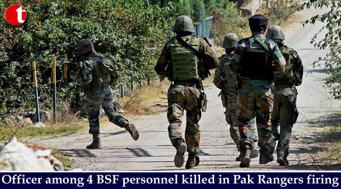 Officer among 4 BSF personnel killed in Pak Rangers firing