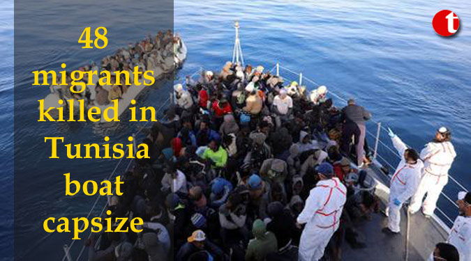 48 migrants killed in Tunisia boat capsize