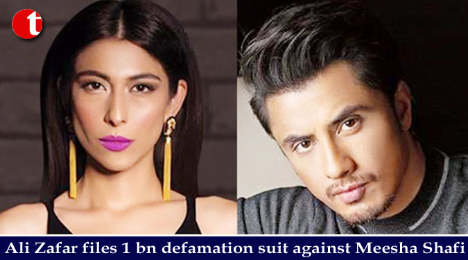 Ali Zafar files 1 bn defamation suit against Meesha Shafi