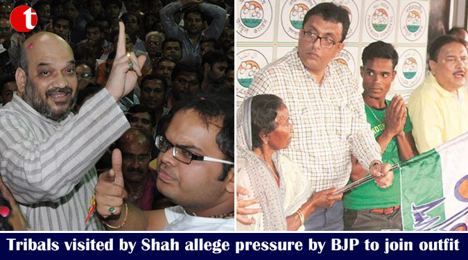 Tribals visited by Shah allege pressure by BJP to join outfit