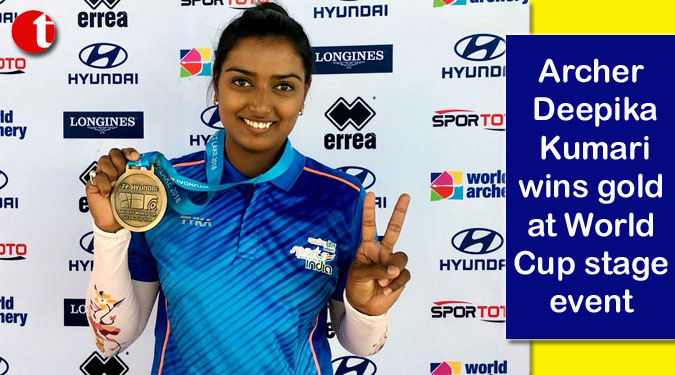 Archer Deepika Kumari wins gold at World Cup stage event