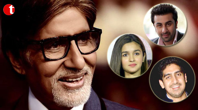 May this new generation educate me in qualities I lack: Big B to Alia, Ranbir, Ayan