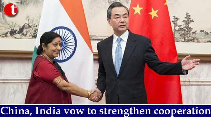 China, India vow to strengthen cooperation