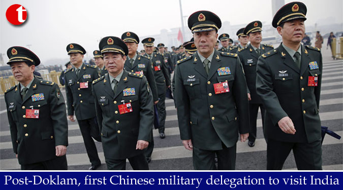 Post-Doklam, first Chinese military delegation to visit India