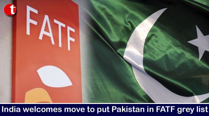 India welcomes move to put Pakistan in FATF grey list