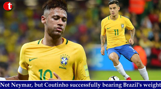 Not Neymar, but Coutinho successfully bearing Brazil's weight