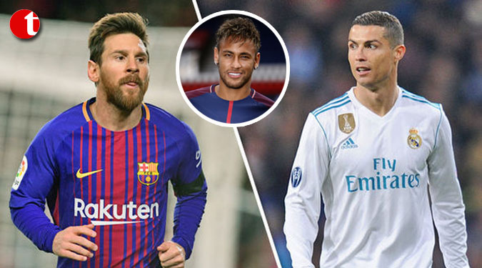 Messi, Ronaldo are from another planet, so I'm world's best: Neymar