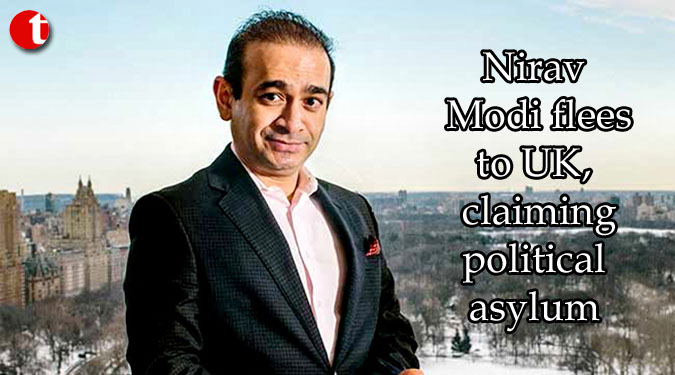 Nirav Modi flees to UK, claiming political asylum