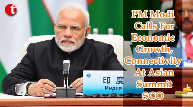 PM Modi calls for economic growth, connectivity at Asian Summit SCO