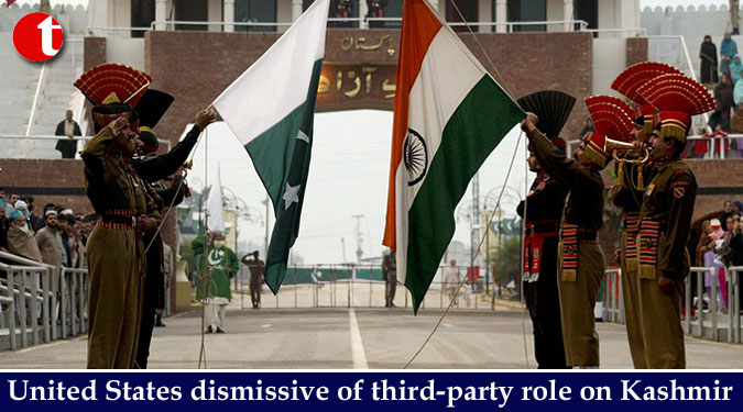 United States dismissive of third-party role on Kashmir