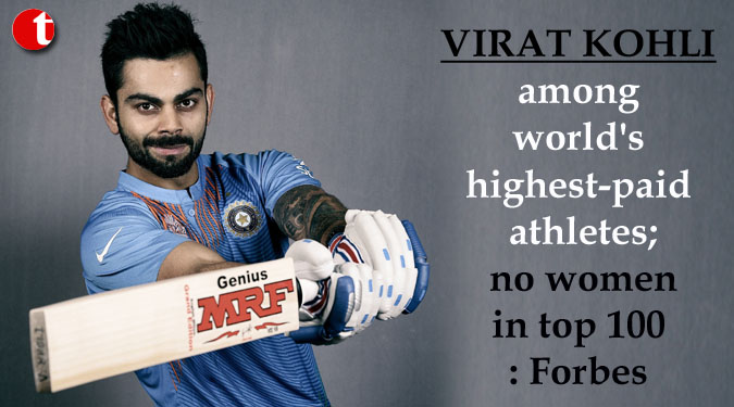 Virat Kohli among world's highest-paid athletes; no women in top 100: Forbes