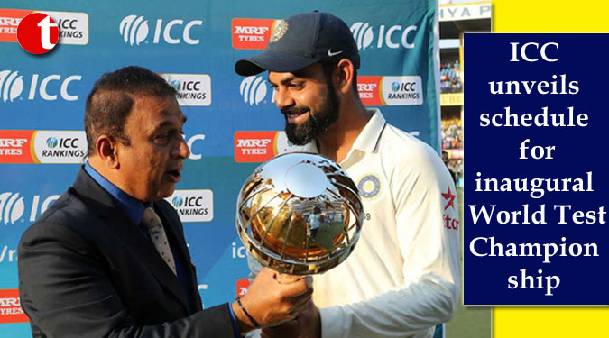 ICC unveils schedule for inaugural World Test Championship