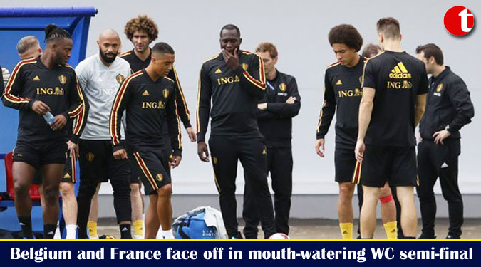 Belgium and France face off in mouth-watering World Cup semi-final