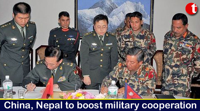China, Nepal to boost military cooperation