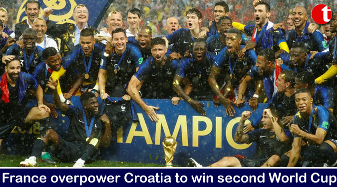 France overpower Croatia to win second World Cup