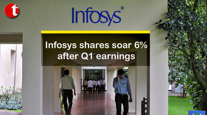 Infosys shares soar 6% after Q1 earnings