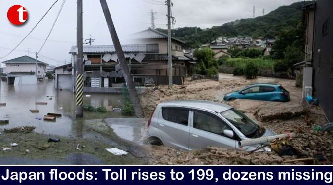 Japan floods: Toll rises to 199, dozens missing
