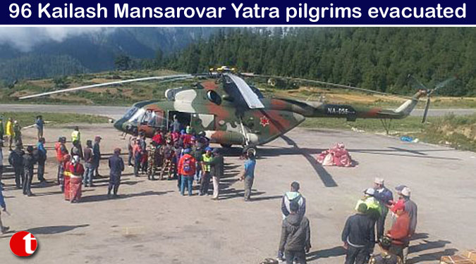 96 Kailash Mansarovar Yatra pilgrims evacuated