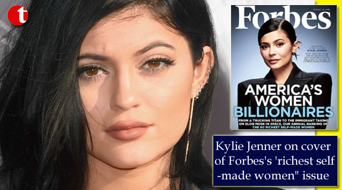 Kylie Jenner on cover of Forbes's 'richest self-made women" issue