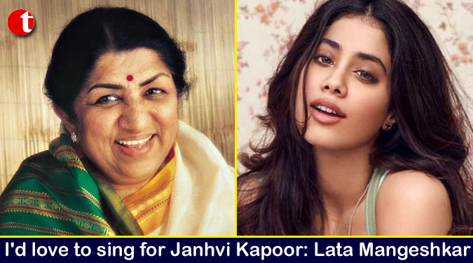 I’d love to sing for Janhvi Kapoor: Lata Mangeshkar