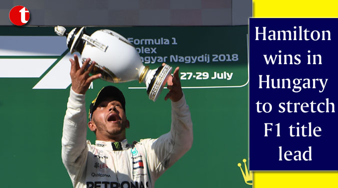 Hamilton wins in Hungary to stretch F1 title lead