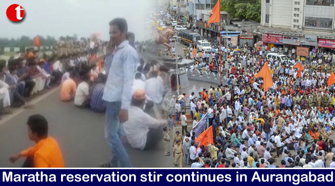 Maratha reservation stir continues in Aurangabad