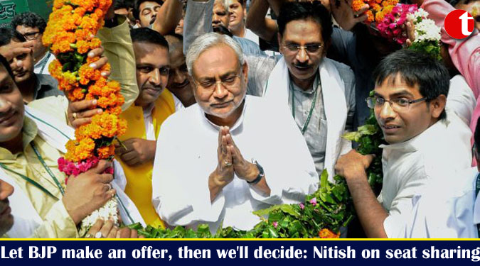 Let BJP make an offer, then we'll decide: Nitish on seat sharing