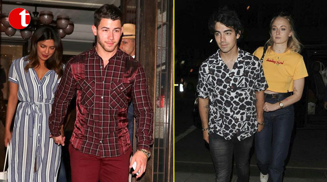 Priyanka and Nick enjoy double date with Joe Jonas, Sophie Turner