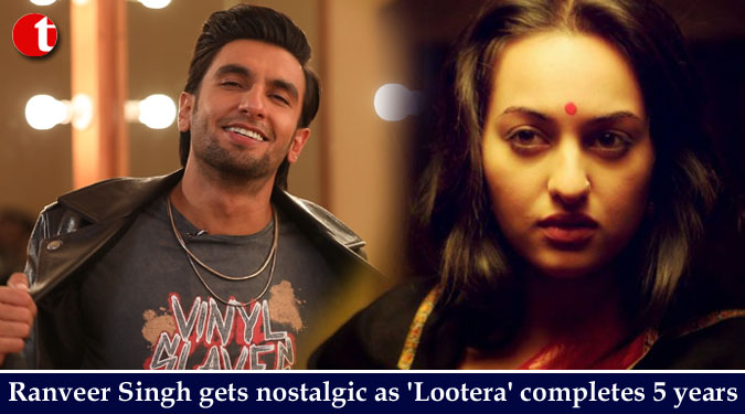 Ranveer Singh gets nostalgic as 'Lootera' completes 5 years