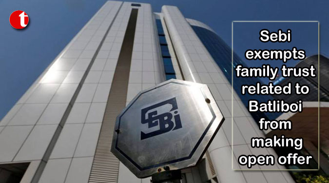 Sebi exempts family trust related to Batliboi from making open offer