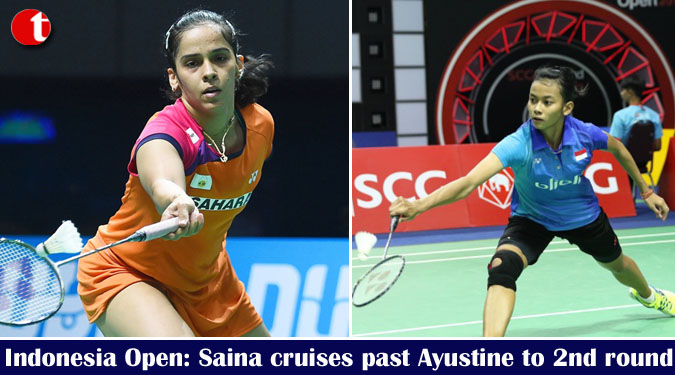 Indonesia Open: Saina cruises past Ayustine to 2nd round