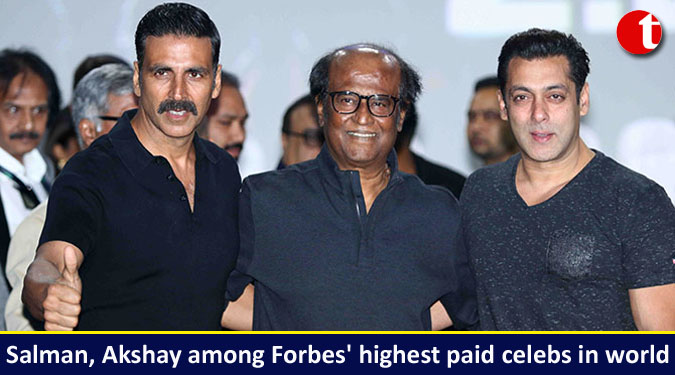 Salman, Akshay among Forbes’ highest paid celebs in world