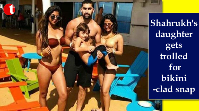 Shahrukh's daughter gets trolled for bikini-clad snap