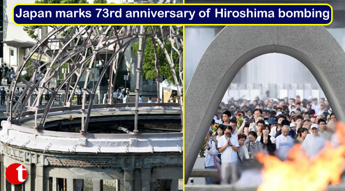 Japan marks 73rd anniversary of Hiroshima bombing