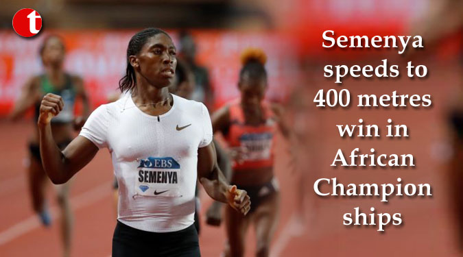 Semenya speeds to 400 metres win in African Championships