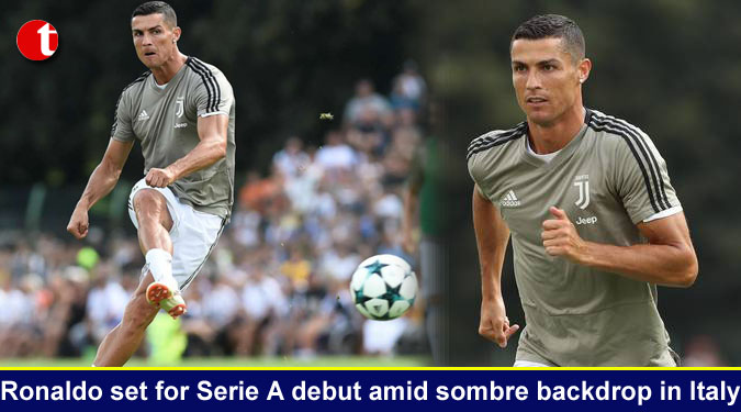 Ronaldo set for Serie A debut amid sombre backdrop in Italy