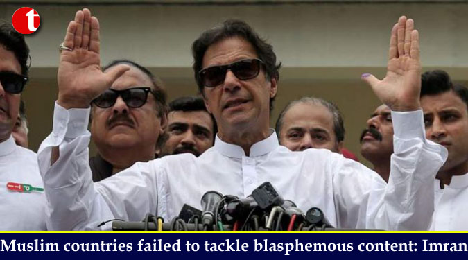 Muslim countries failed to tackle blasphemous content: Imran Khan