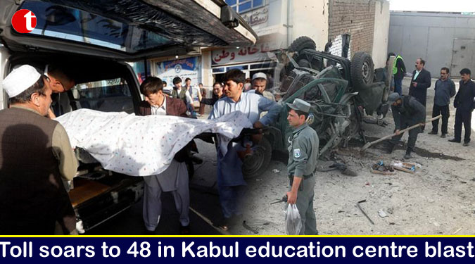 Toll soars to 48 in Kabul education centre blast