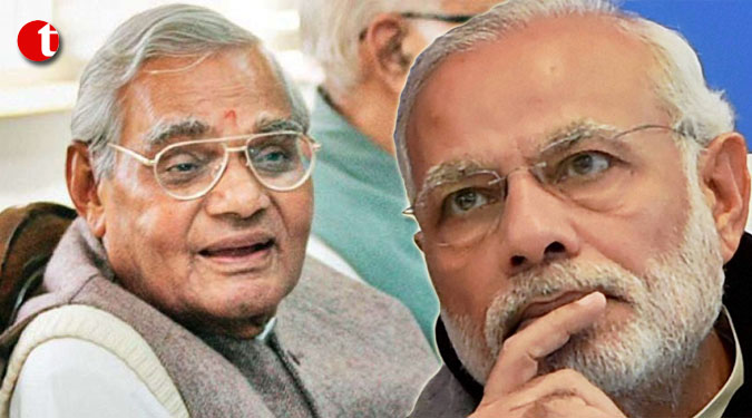 Vajpayee's hard work carried BJP thus far: PM Modi