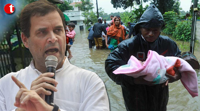 Rahul expresses concern over Kerala floods