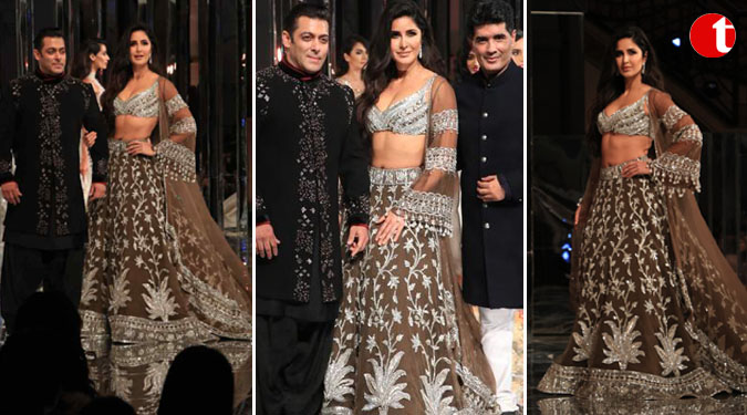 Salman, Katrina dazzle as show stoppers for Manish Malhotra