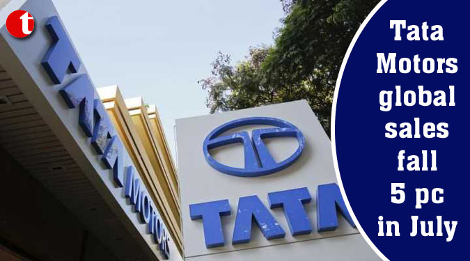 Tata Motors global sales fall 5 pc in July