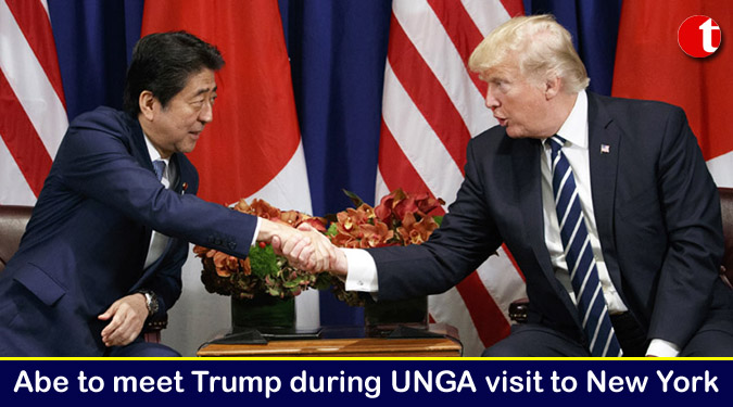 Abe to meet Trump during UNGA visit to New York