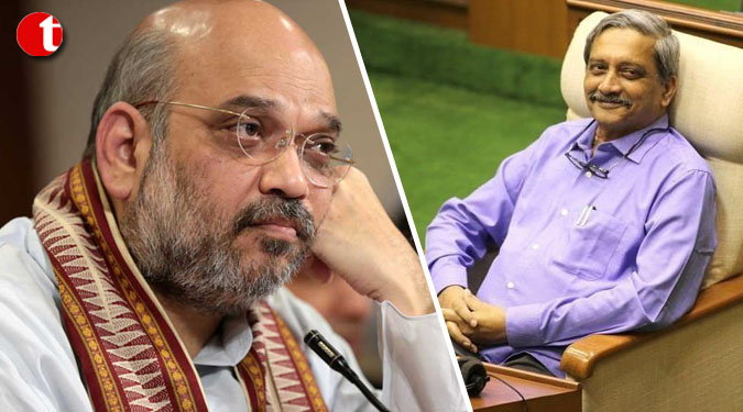 Parrikar will continue to be Goa’s chief minister: Amit Shah
