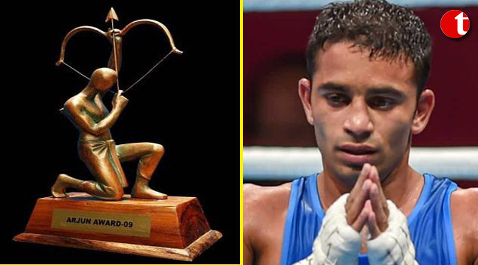 Boxer Amit Pangal nominated for Arjuna Award