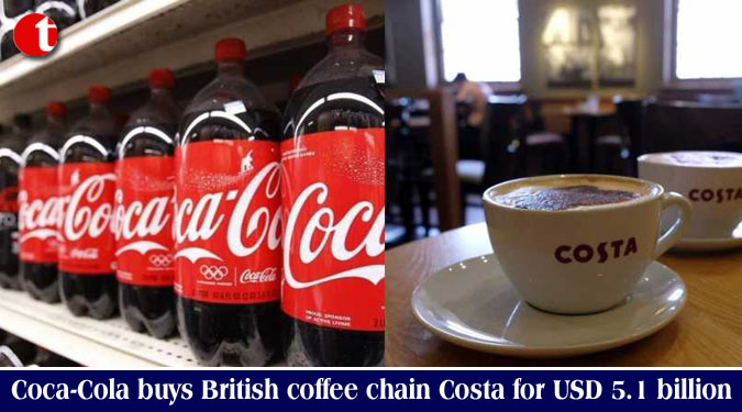 Coca-Cola buys British coffee chain Costa for USD 5.1 billion