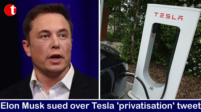 Elon Musk sued over Tesla 'privatisation' tweet