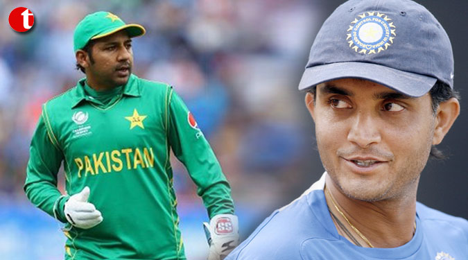 Ganguly bats for Pakistan captain Sarfraz Ahmed